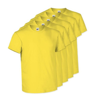 Pak van 5 Valento CAVABAS - T-Shirt FIETS