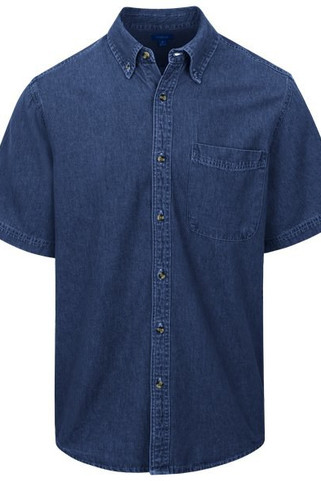 Port & Co SP11 - CLOSEOUT -   Mens Value Denim Shirt