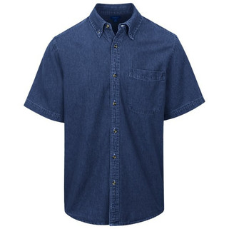 Port & Co SP11 - CLOSEOUT -   Mens Value Denim Shirt