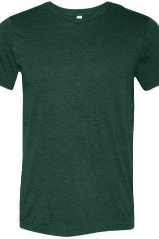 Bella+Canvas 3413 - Remera Unisex de tres materiales manga corta