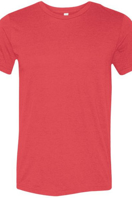 Bella+Canvas 3413 - Remera Unisex de tres materiales manga corta