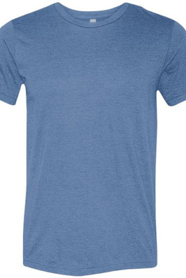 Bella+Canvas 3413 - Remera Unisex de tres materiales manga corta