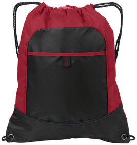 Port Authority BG611 - Mochila con cierre de cordón y bolsillo