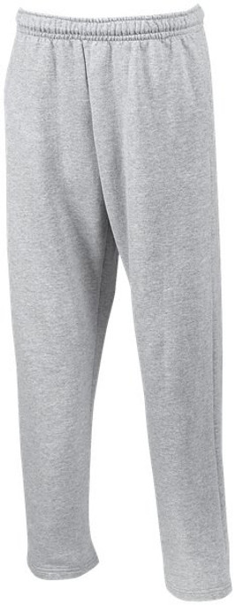 Open Bottom Sweatpants with Pockets - Egotier 974MP