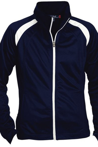 CLOSEOUT -  Ladies Raglan Sleeve Warmup Jacket - Egotier LST90