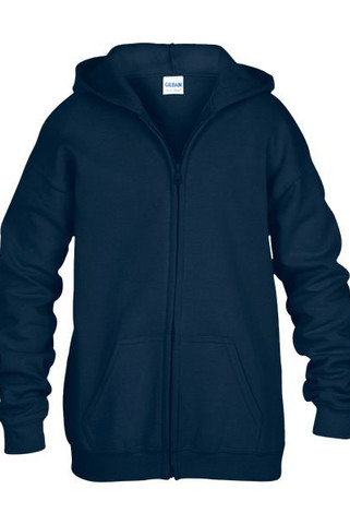 Gildan G186B - Wholesale Youth 8 oz., 50/50 Full-Zip Hoodie