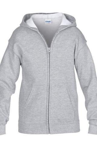 Gildan G186B - Wholesale Youth 8 oz., 50/50 Full-Zip Hoodie