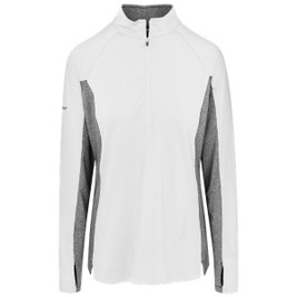 Sport-Tek LST854 - LIQUIDACIÓN FINAL - Jersey con cremallera 1/4 elástico de contraste para mujer