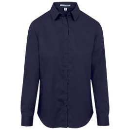 Port Authority L663 - Camisa de sarga SuperPro de manga larga para mujer