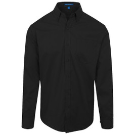 Port Authority S663 - Camisa de sarga SuperPro de manga larga para hombre