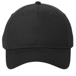 Port & Co CP86 - Gorra de sarga de 5 paneles