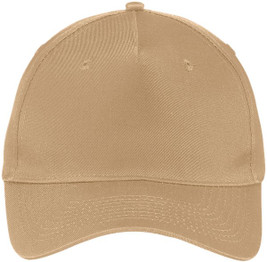 Port & Co CP86 - Gorra de sarga de 5 paneles
