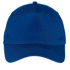 Port & Co CP86 - Gorra de sarga de 5 paneles