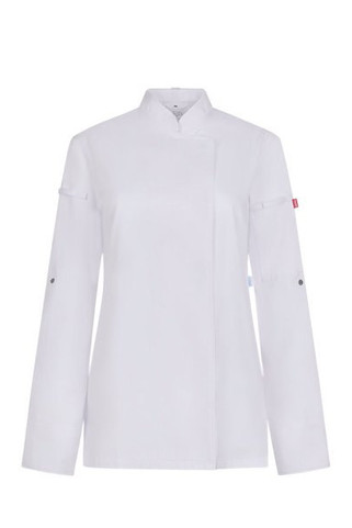 Velilla 36160 - Womens kitchen jacket (190 g/m²) made from cotton (35%) and recycled polyester (65%)