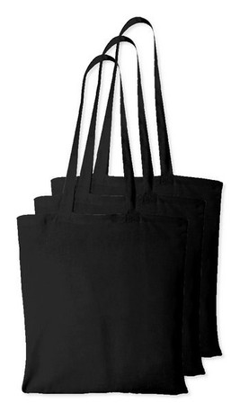 Pack of 3 Westford mill WM101 - Versatile Cotton Tote Bag for Customization