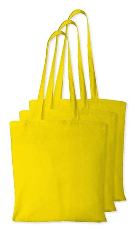 Pack of 3 Westford mill WM101 - Versatile Cotton Tote Bag for Customization