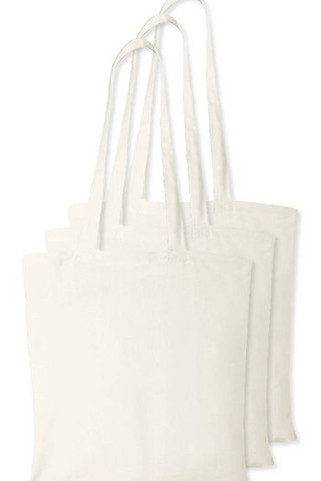 Pack of 3 Westford mill WM101 - Versatile Cotton Tote Bag for Customization