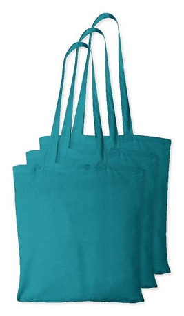 Pack of 3 Westford mill WM101 - Versatile Cotton Tote Bag for Customization