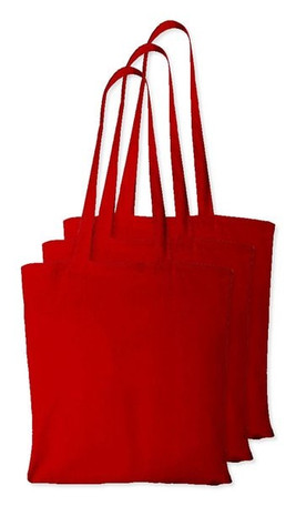 Pack of 3 Westford mill WM101 - Versatile Cotton Tote Bag for Customization