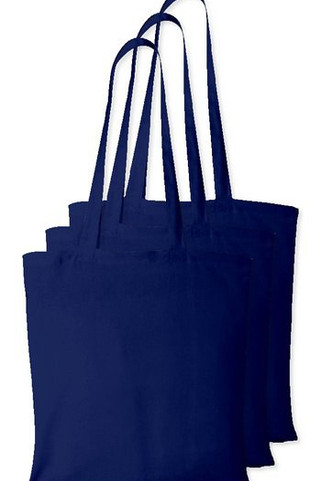 Pack of 3 Westford mill WM101 - Versatile Cotton Tote Bag for Customization