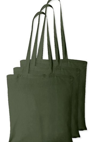 Pack of 3 Westford mill WM101 - Versatile Cotton Tote Bag for Customization