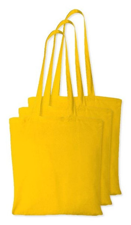 Pack of 3 Westford mill WM101 - Versatile Cotton Tote Bag for Customization