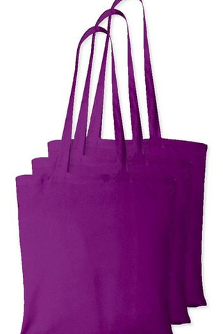 Pack of 3 Westford mill WM101 - Versatile Cotton Tote Bag for Customization