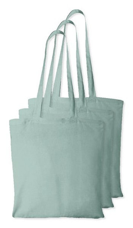 Pack of 3 Westford mill WM101 - Versatile Cotton Tote Bag for Customization