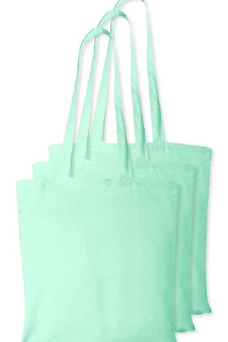 Pack de 3 Westford mill WM101 - Sac Cabas Personnalisable en Coton Westford Mill