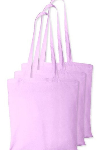 Pack de 3 Westford mill WM101 - Sac Cabas Personnalisable en Coton Westford Mill