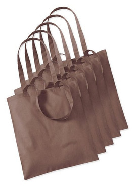 Pack of 5 Westford mill WM101 - Versatile Cotton Tote Bag for Customization