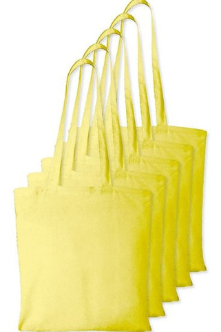 Pack of 5 Westford mill WM101 - Versatile Cotton Tote Bag for Customization
