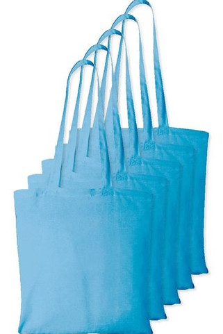 Pack of 5 Westford mill WM101 - Versatile Cotton Tote Bag for Customization