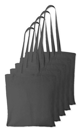 Pack of 5 Westford mill WM101 - Versatile Cotton Tote Bag for Customization