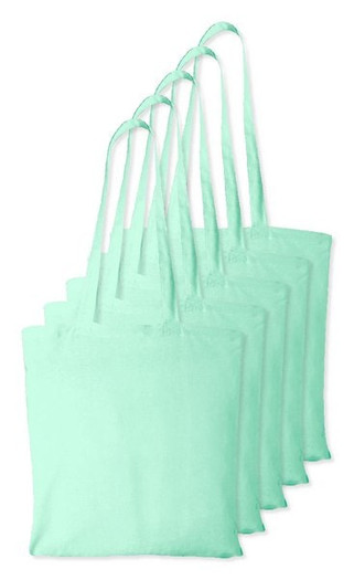 Pack of 5 Westford mill WM101 - Versatile Cotton Tote Bag for Customization
