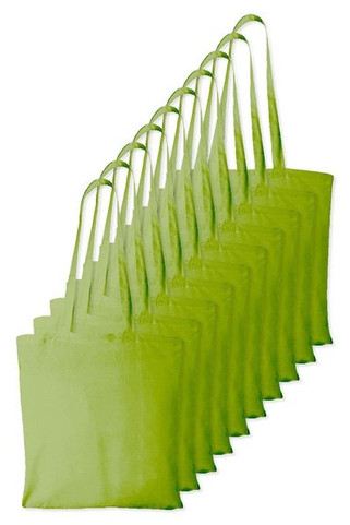 Pack of 10 Westford mill WM101 - Versatile Cotton Tote Bag for Customization