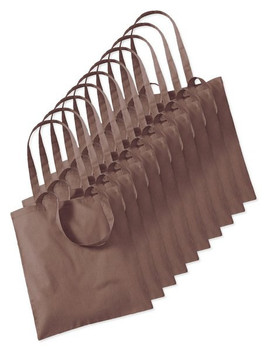 Pack of 10 Westford mill WM101 - Versatile Cotton Tote Bag for Customization