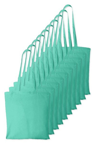 Paket od 10 Westford mill WM101 - Višenamjenska pamučna torba za prilagodbu