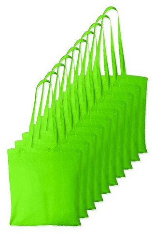 Pack of 10 Westford mill WM101 - Versatile Cotton Tote Bag for Customization