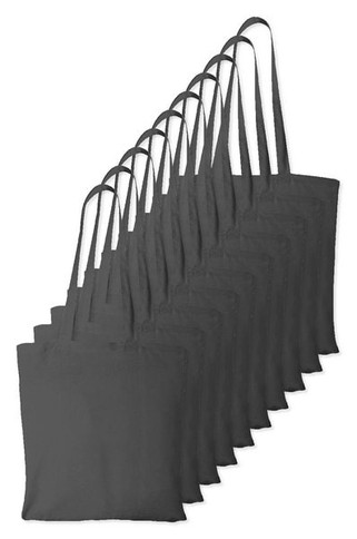 Pack of 10 Westford mill WM101 - Versatile Cotton Tote Bag for Customization