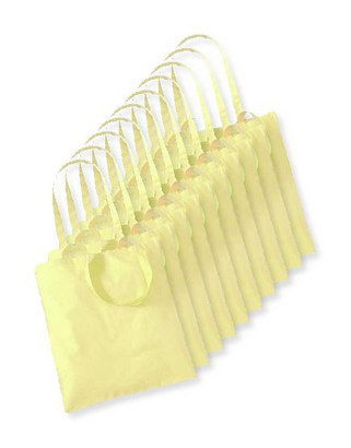 Pak van 10 Westford mill WM101 - Kleurrijke Katoenen Schoudertas voor Promotie