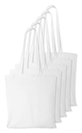 Pack of 50 Westford mill WM101 - Versatile Cotton Tote Bag for Customization