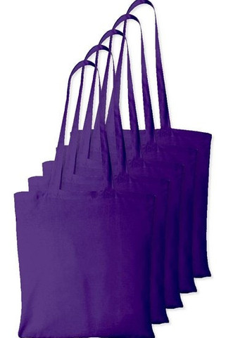 Pack de 50 Westford mill WM101 - Sac Cabas Personnalisable en Coton Westford Mill