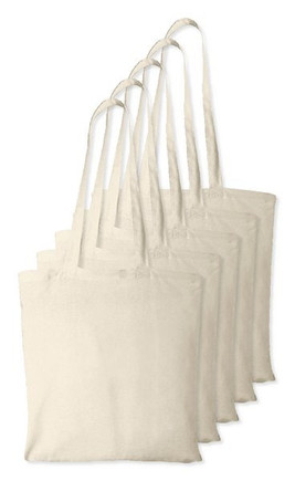 Pack of 50 Westford mill WM101 - Versatile Cotton Tote Bag for Customization