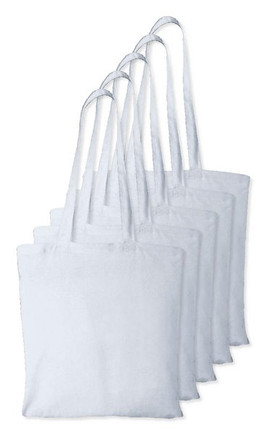 Pack of 50 Westford mill WM101 - Versatile Cotton Tote Bag for Customization