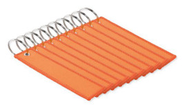 Pack of 10 GiftRetail MO2463 - TAKEOFF Remove before flight key ring