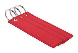 Pack of 30 GiftRetail MO2463 - TAKEOFF Remove before flight key ring