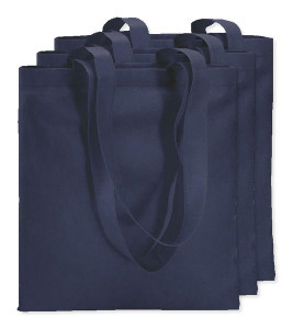 Pack of 3 GiftRetail IT3787 - TOTECOLOR Versatile Reusable Shopping and Beach Tote Bag