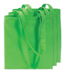 Pack of 3 GiftRetail IT3787 - TOTECOLOR Versatile Reusable Shopping and Beach Tote Bag