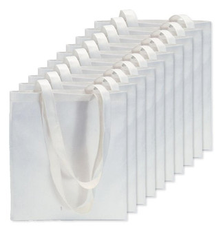 Pak van 10 GiftRetail IT3787 - TOTECOLOR Stijlvolle Herbruikbare Draagtas voor Dagelijks Gebruik